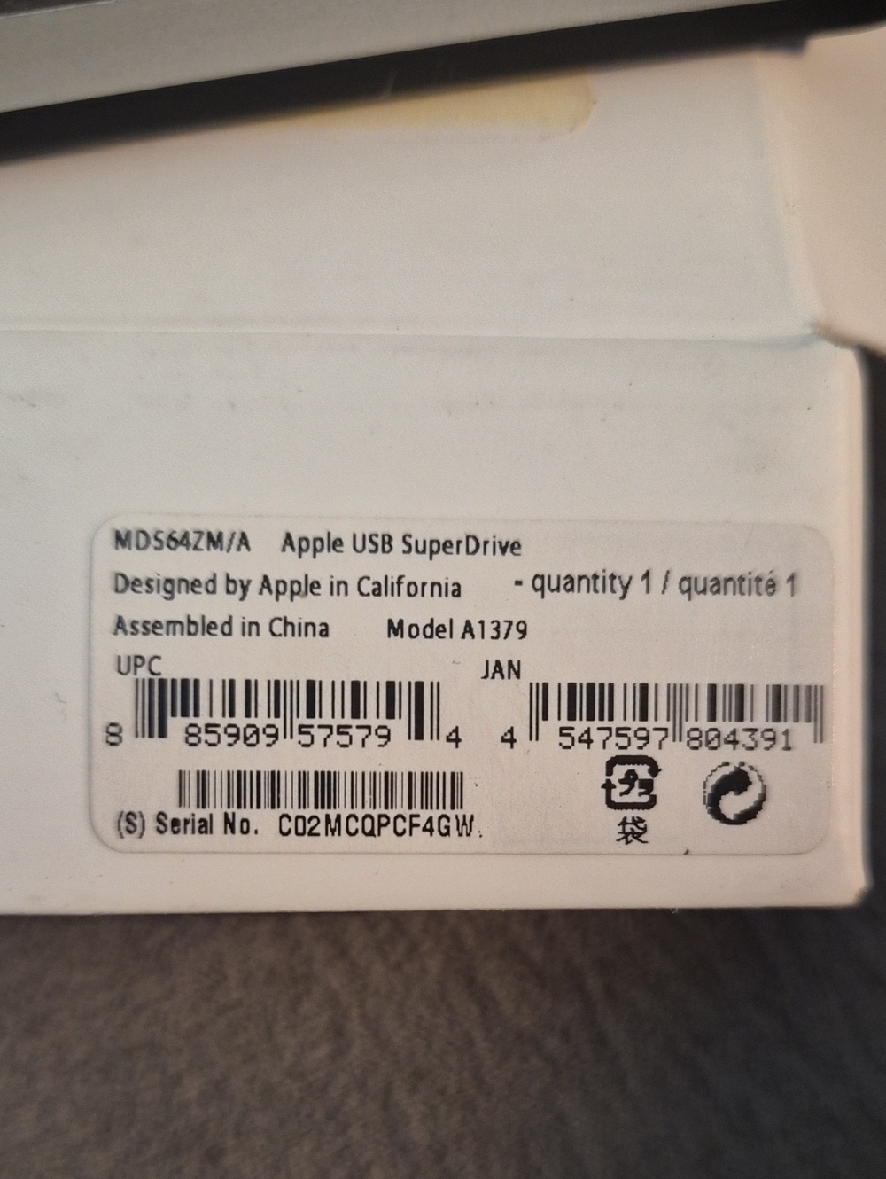 Apple USB External Drive